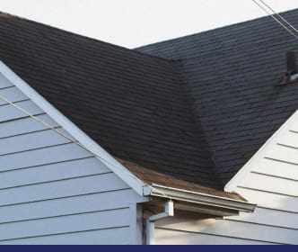 Flat roof shingles