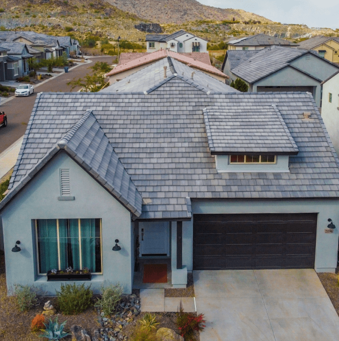 birds eye view of roof in Scottsdale